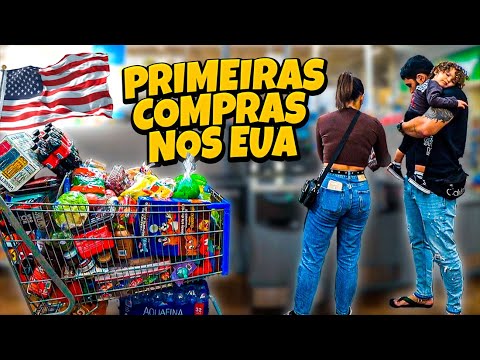 FAZENDO A PRIMEIRA COMPRA PRA NOSSA CASA ALUGADA EM ORLANDO (EUA)