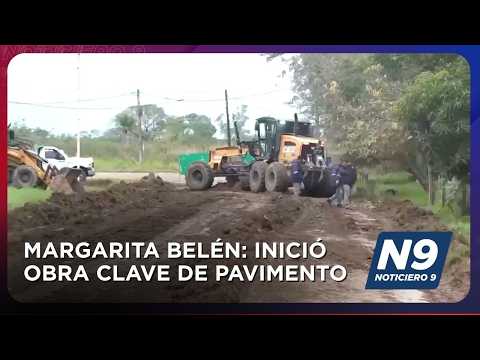 Margarita Belén: inició obra clave de pavimento