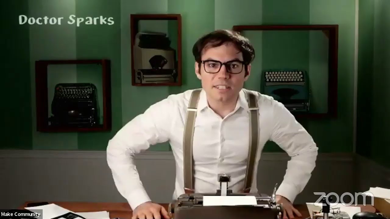 Maker Camp Live! - Typewriter Series with Dr. Sparks II