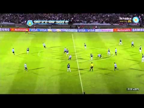 Uruguay 3 Argentina 2 (Eliminatorias Brasil 2014)