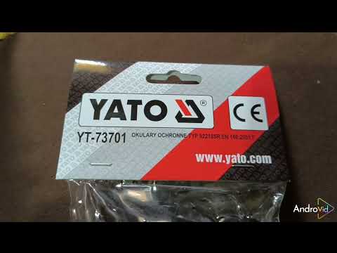 Очки защитные затемненные с эластичными дужками YATO (YT-73701)