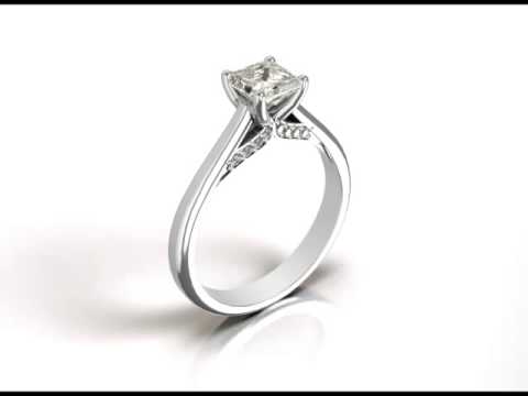 Princess Cut Diamond Engagement Ring