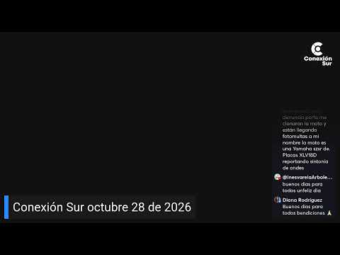 Conexión Sur octubre 28 de 2026