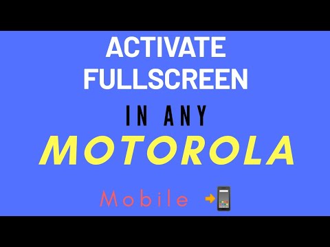 Enable Fullscreen in any motorola device|Gestures navigation |Motorola g10
