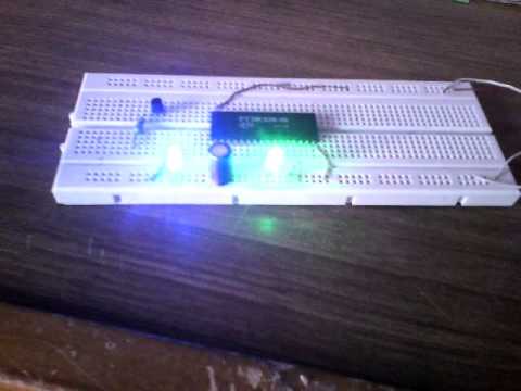 Blinking light by datasheet Pt28c020