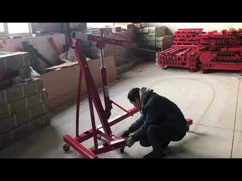 Trolley hydraulic engine crane hoist, for industrial, load c...