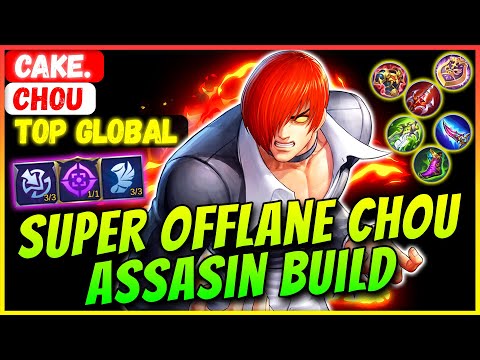 Super Offlane Chou Assasin Build [ Former Top 1 Global Chou ] Cake. - Mobile Legends Gameplay