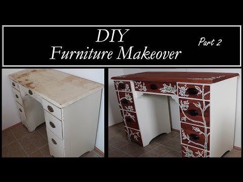 Refurbishing Old Furniture- Desk Restoration Project Part 2