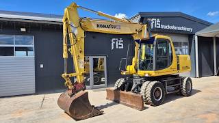 Pelle sur pneus Komatsu PW170ES-6 à vendre - Image 4 | Machineryline CM Pelle sur pneus Komatsu PW170ES-6 | Image 4 - Machineryline