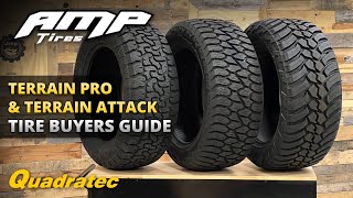 AMP Tires Terrain Pro & Terrain Attack Buyers Guide for Jeep Wrangler & Gladiator