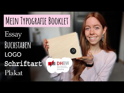 MEIN TYPOGRAFIE BOOKLET | Mediendesign 1. Semester