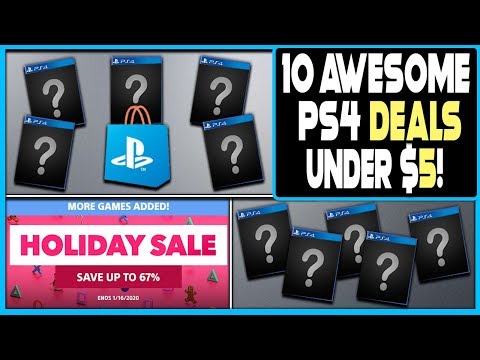 10 AWESOME PS4 GAME DEALS UNDER $5 ON PSN RIGHT NOW - FINAL DAY OF HUGE HOLIDAY SALE!