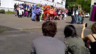 preview picture of video 'Lycée Talma, Brunoy Carnaval 2012, flash mob part 2'