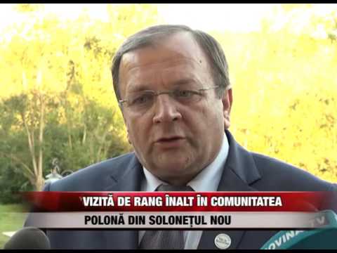 Vizită de rang înalt în comunitatea polonă din Soloneţu Nou