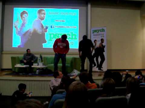 Roday and Hill tap dancing