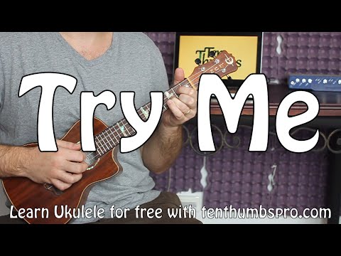 Try Me - James Brown - Easy Finger Picking Beginner Ukulele Tutorial
