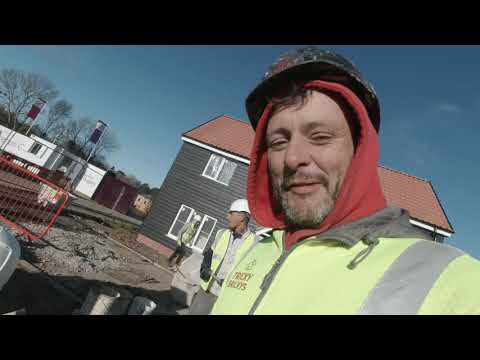 Bricklaying Site Entrance Wall