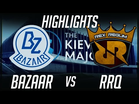 Bazaar vs RRQ The Kiev Major 2017 SEA Highlights Dota 2