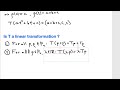 Linear Transformation Polynomial Problem