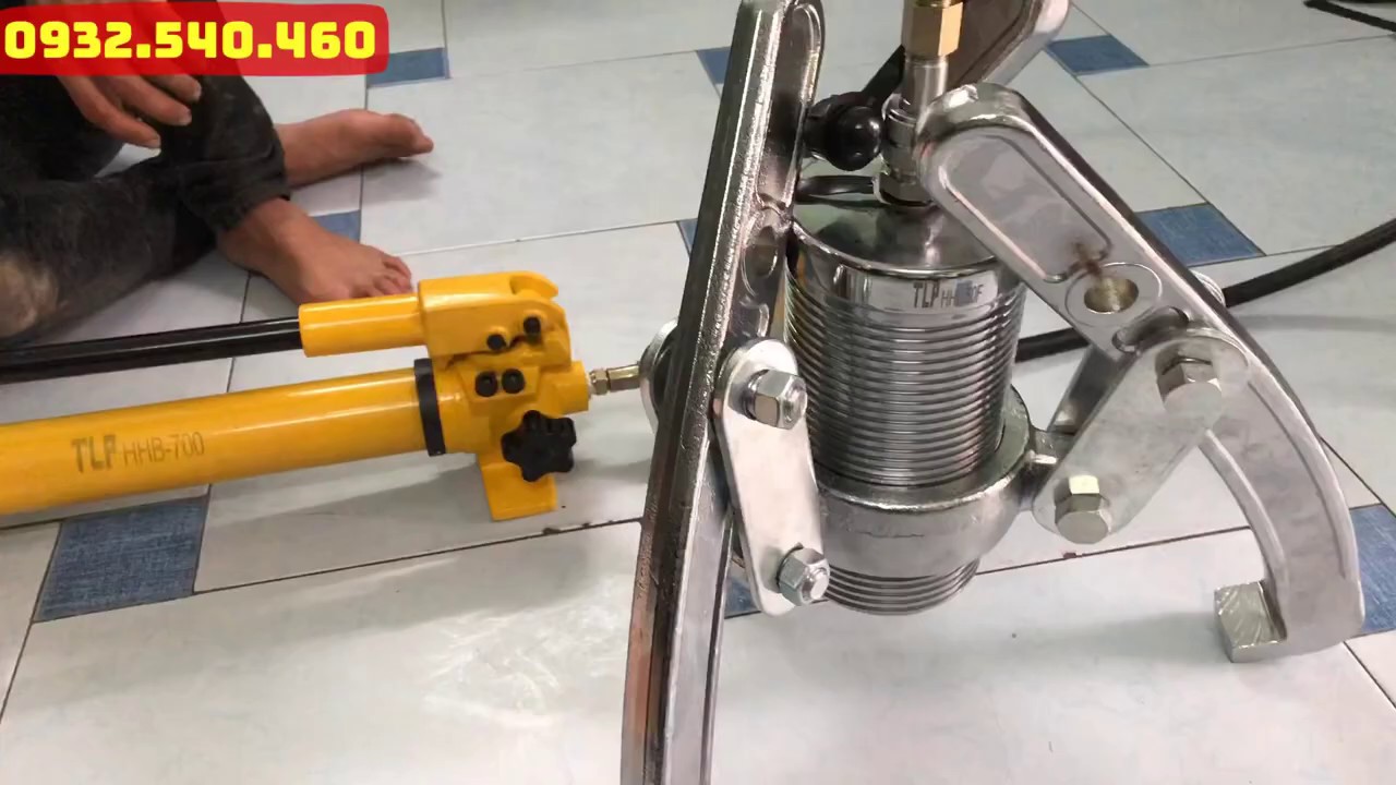 Video Cảo thủy lực TLP HHL-50F - Cảo thủy lực 50 tấn 500 mm TLP HHL-50F (bơm HHB-700)