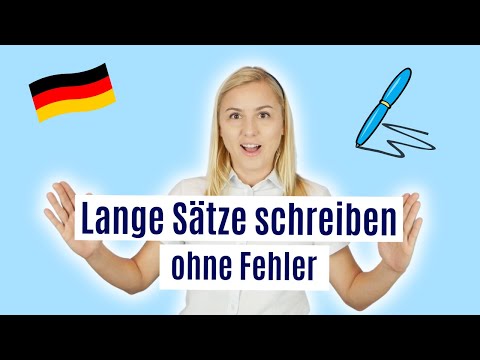 Wie schreibt man korrekte Sätze? Deutsche Grammatik: Attribute | B1, B2, C1