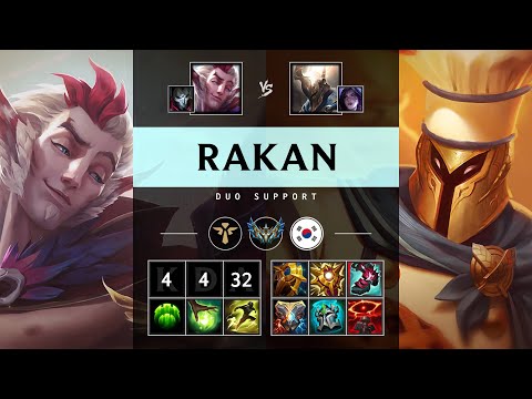 Rakan Support vs Pantheon - KR Challenger Patch 25.06