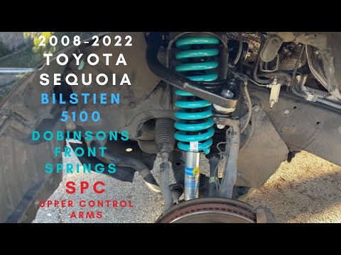 Ep 32. 2nd Gen Sequoia - Bilstein 5100s, Dobinsons C59-720 Springs, SPC Upper Control Arms