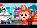 Apprendre Les Métiers Policier Docteur Pompier Comptines Pour Bébé Little Angel Français
