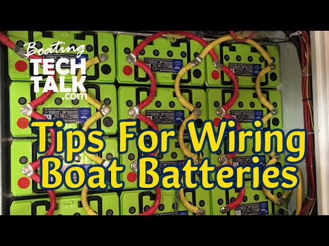 How to Wire a Battery Bank on a Boat