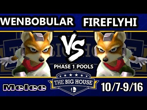 TBH6 SSBM - Wenbobular (Fox) Vs. FireFlyHI (Fox) Smash Melee Pools