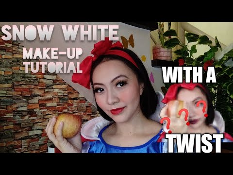 SNOW WHITE MAKE-UP with a twist | ChelseYAH Derla