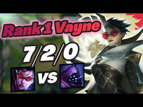 Vayne Vs Jax - Challenger Gameplay Rank 1 Vayne