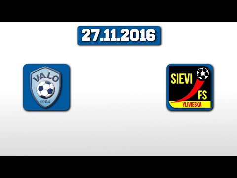 Valo yj U21 - Sievi FS U21, 27.11.2016