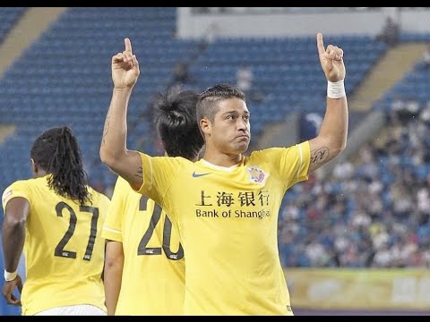 Everton Goal 2015.6.25 15 th R 2015 CSL Shanghai Shenxin 2:0 Hangzhou Greentown