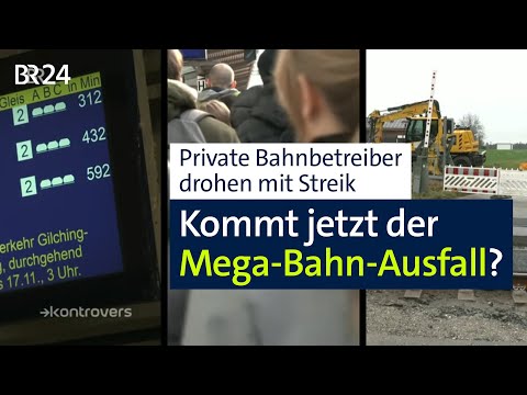 Private Betreiber drohen Deutscher Bahn mit Zugeinstellungen | Kontrovers | BR24