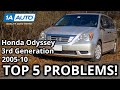Top 5 Problems Honda Odyssey Minivan 3rd Generation 2005 10