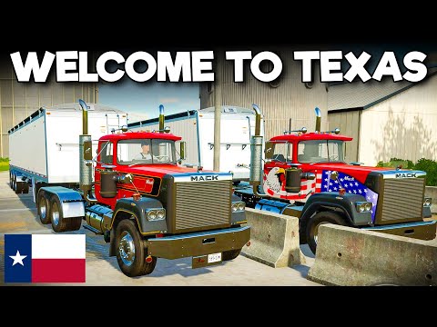 WELCOME TO TEXAS! | BIG FLATS TEXAS - Farming Simulator 22 - Episode 1
