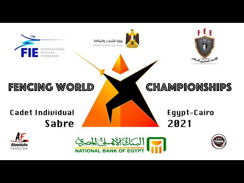 Fencing World Championships Egypt Cairo 2021 - Cadet WoMen's Individual Sabre Finals