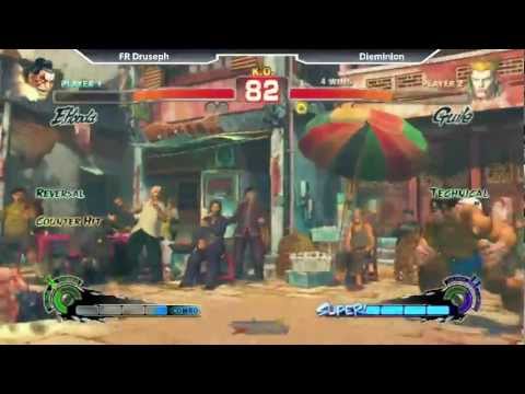 FR Druseph (Honda) vs Dieminion (Guile) - Winner Finals - RESE - February 11th 2012