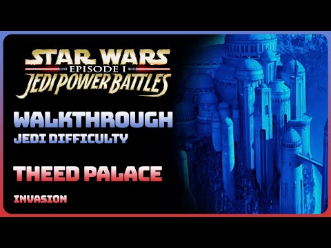 Jedi Power Battles - Theed Palace || Invasion (Jedi Difficulty)