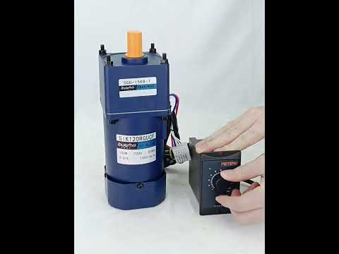 5IK120RGU-CF  AC 220v speed motor 120w adjustable variable speed gear motor #electricmotor