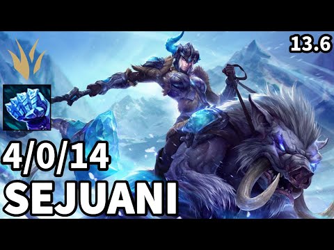 Sejuani Jungle vs Kayn - EUW Master | Patch 13.6