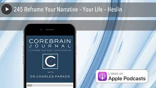 245 Reframe Your Narrative – Your Life – Heslin video