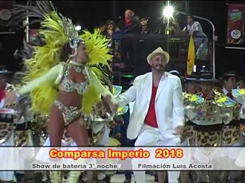Comparsa Imperio 2018 Show de batería 3 noche