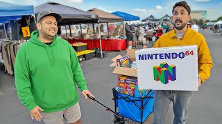 We SCORED at every single booth at the swap meet!!!