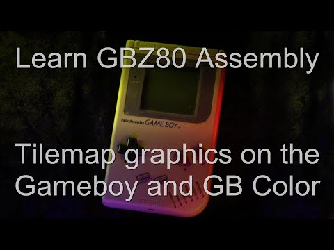 Tilemap graphics on the Gameboy and Gameboy Color - GB Z80 assembly Lesson P9