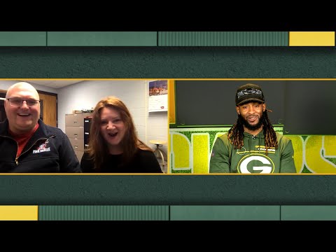 Aaron Jones surprises fan with free Invisalign® treatment