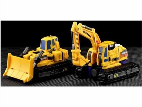 Make Toys Giant Set A: Bulldozer and Excavator