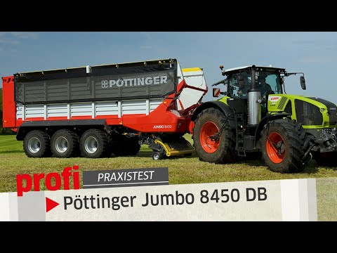 Elefantastisch: Kombiladewagen Pöttinger Jumbo 8450 DB | profi #Praxistest