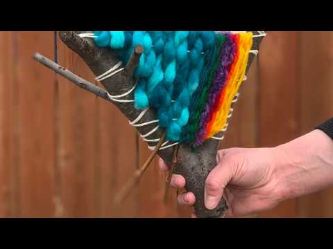 Branch Weaving Part 1: Double Warp